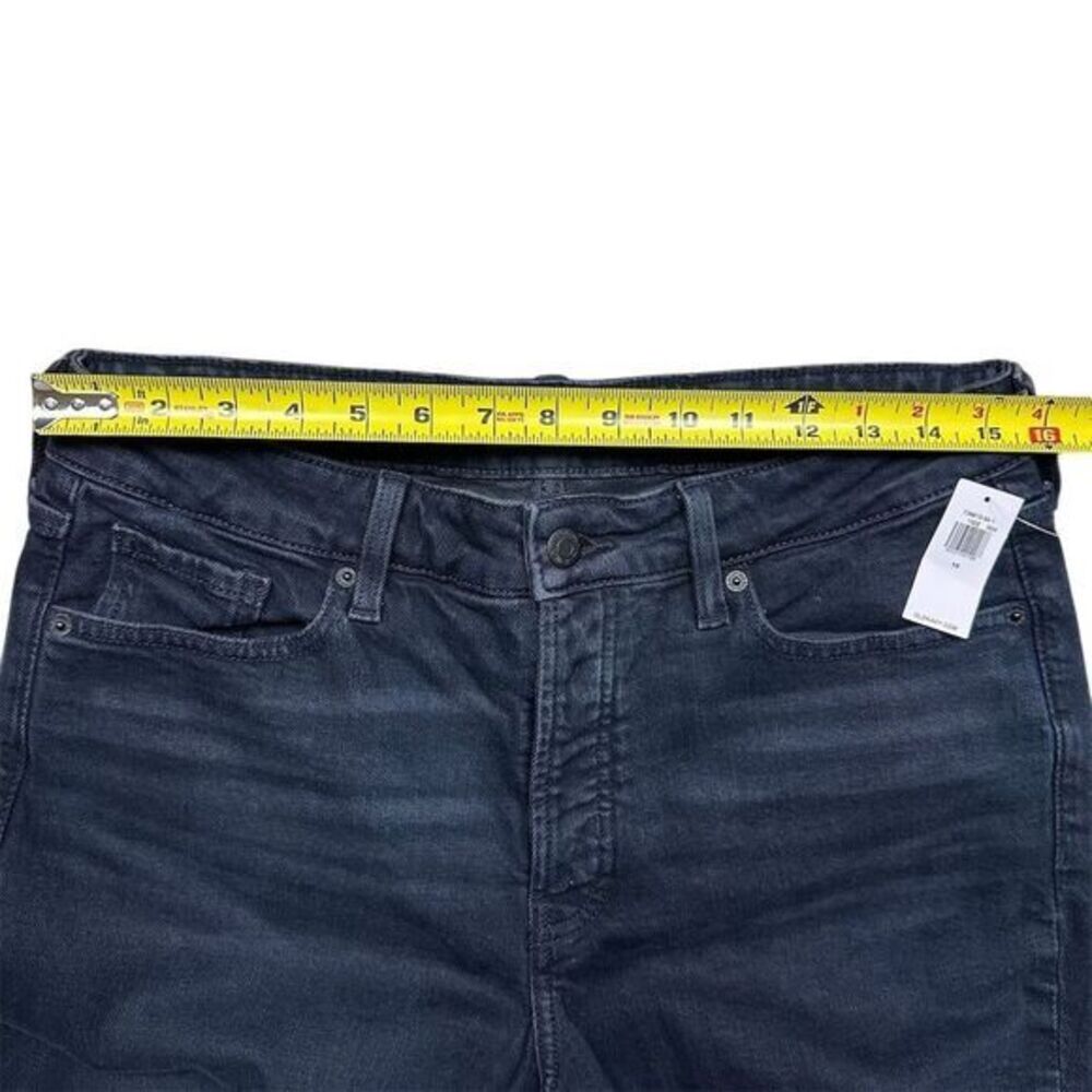 NWT Old Navy Women's High-Waisted O.G. Straight Cut-Off Jeans Size 10 Black - Picture 8 of 11